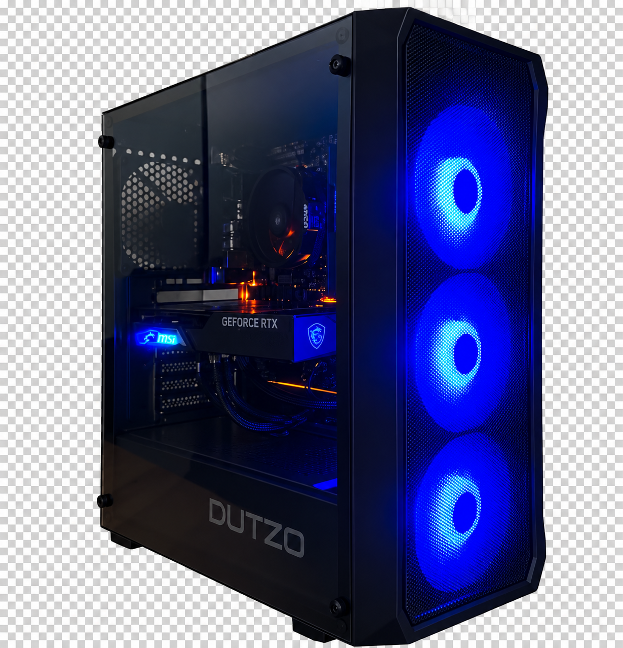 Gaming-PC med AMD Ryzen 5 2600 och NVIDIA GeForce RTX 3050